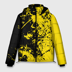 Куртка зимняя мужская Ночное солнце, цвет: 3D-черный