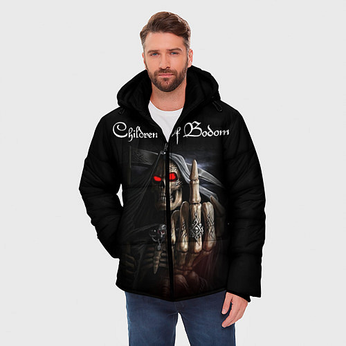 Мужская зимняя куртка Children of Bodom 9 / 3D-Черный – фото 3