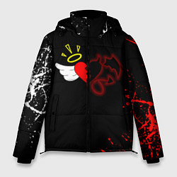 Куртка зимняя мужская Добро и зло, Payton Moormeier, цвет: 3D-красный