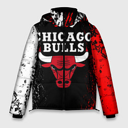 Куртка зимняя мужская CHICAGO BULLS, цвет: 3D-черный