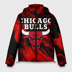 Куртка зимняя мужская CHICAGO BULLS, цвет: 3D-черный