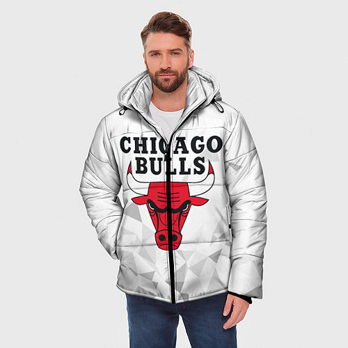 Мужская зимняя куртка CHICAGO BULLS / 3D-Черный – фото 3