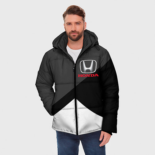 Мужская зимняя куртка HONDA / 3D-Черный – фото 3