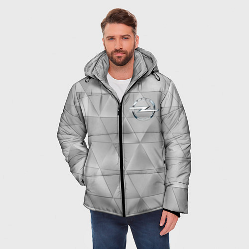 Мужская зимняя куртка OPEL / 3D-Черный – фото 3