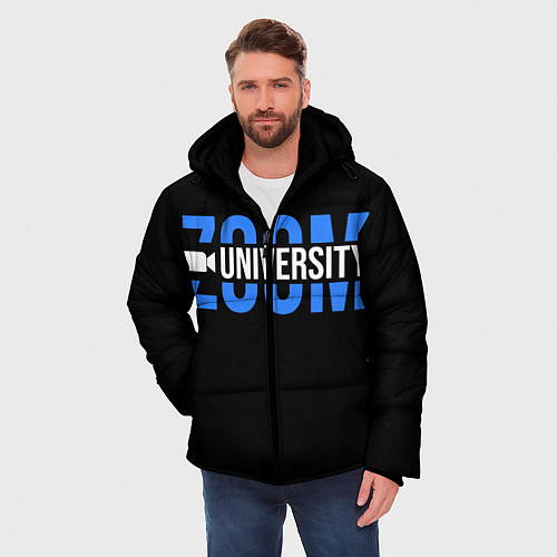 Мужская зимняя куртка ZOOM / 3D-Черный – фото 3