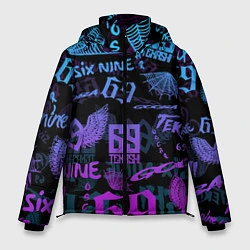 Куртка зимняя мужская 6IX9INE, цвет: 3D-черный