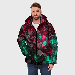 Куртка зимняя мужская ABSTRACTION, цвет: 3D-черный — фото 2