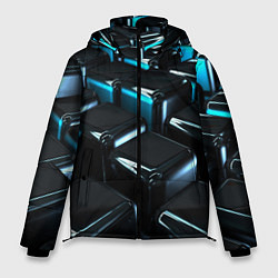 Куртка зимняя мужская ТЕКСТУРА, цвет: 3D-черный