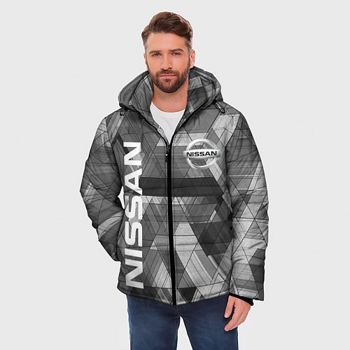 Мужская зимняя куртка NISSAN / 3D-Красный – фото 3