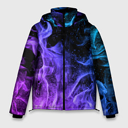 Куртка зимняя мужская ОГОНЬ НЕОН, цвет: 3D-светло-серый