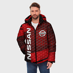 Куртка зимняя мужская NISSAN, цвет: 3D-черный — фото 2