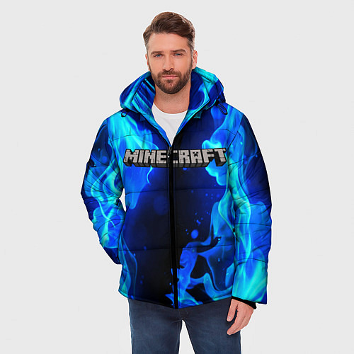 Мужская зимняя куртка MINECRAFT / 3D-Черный – фото 3
