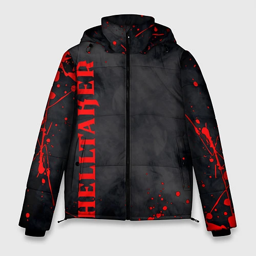 Мужская зимняя куртка Helltaker Logo Z / 3D-Красный – фото 1