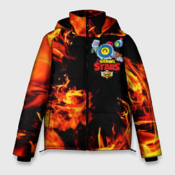 Куртка зимняя мужская BRAWL STARS NANI, цвет: 3D-красный