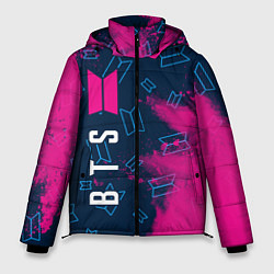 Куртка зимняя мужская BTS БТС, цвет: 3D-черный