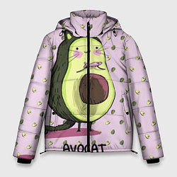 Куртка зимняя мужская Авокадо Кот, цвет: 3D-светло-серый