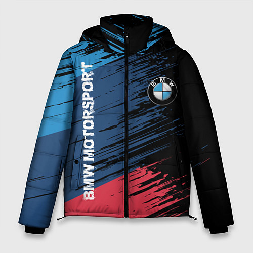 Мужская зимняя куртка BMW MOTORSPORT / 3D-Красный – фото 1