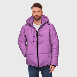 Куртка зимняя мужская Lil peep, цвет: 3D-черный — фото 2