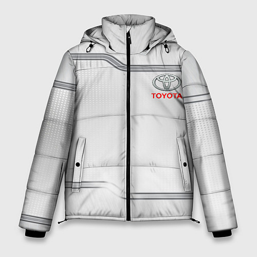 Мужская зимняя куртка TOYOTA / 3D-Красный – фото 1