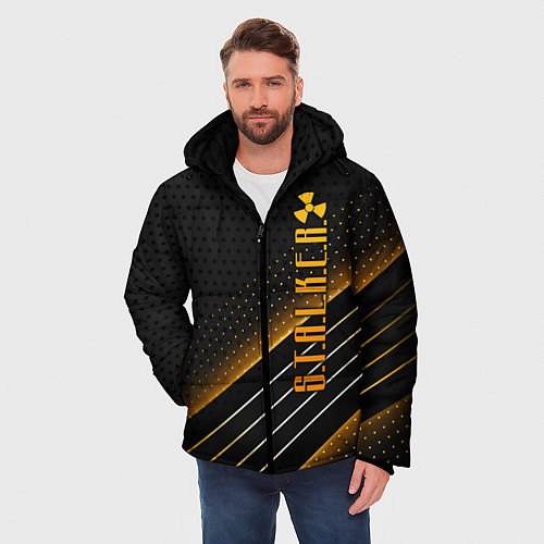 Мужская зимняя куртка S T A L K E R / 3D-Черный – фото 3