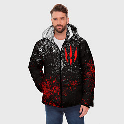 Куртка зимняя мужская ВЕДЬМАК THE WITCHER, цвет: 3D-черный — фото 2