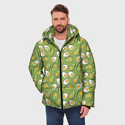 Куртка зимняя мужская Avocado and Eggs, цвет: 3D-светло-серый — фото 2