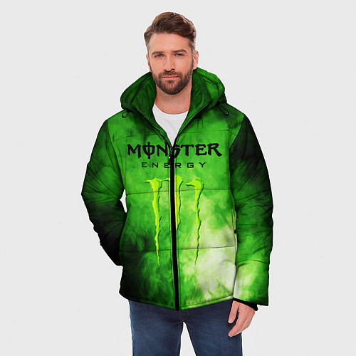 Мужская зимняя куртка MONSTER ENERGY / 3D-Черный – фото 3