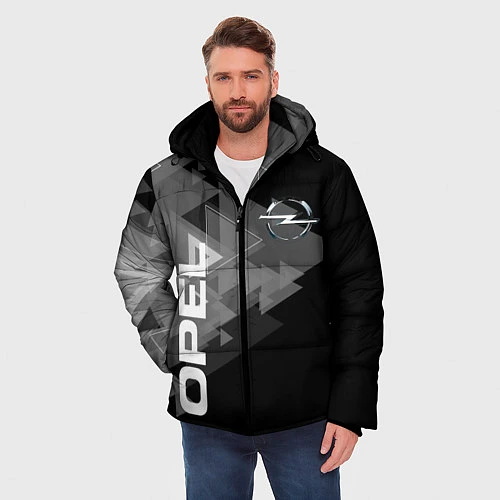 Мужская зимняя куртка OPEL / 3D-Черный – фото 3