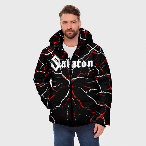 Мужская зимняя куртка Sabaton / 3D-Черный – фото 3