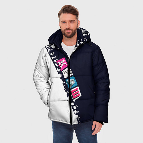 Мужская зимняя куртка Краш / 3D-Черный – фото 3