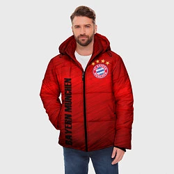 Куртка зимняя мужская BAYERN MUNCHEN, цвет: 3D-красный — фото 2
