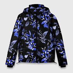Мужская зимняя куртка Ночные цветы