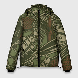 Куртка зимняя мужская Военный инвентарь Z, цвет: 3D-черный