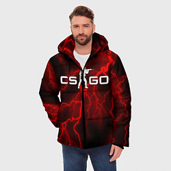 Куртка зимняя мужская COUNTER STRIKE, цвет: 3D-красный — фото 2