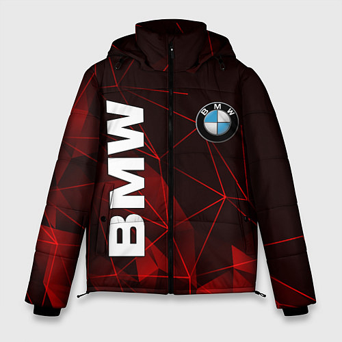 Мужская зимняя куртка BMW / 3D-Красный – фото 1