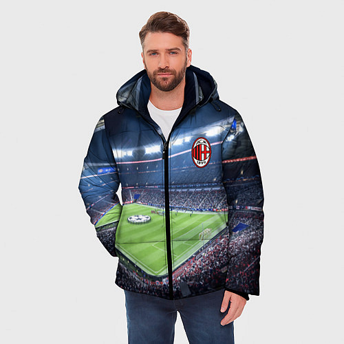 Мужская зимняя куртка FC MILAN / 3D-Черный – фото 3