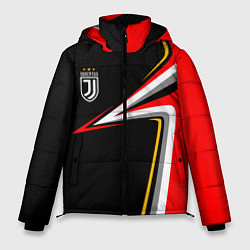 Куртка зимняя мужская Ювентус Униформа, цвет: 3D-черный