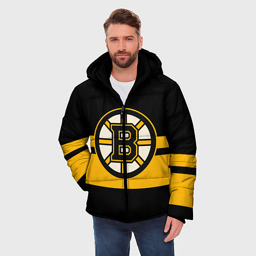 Мужская зимняя куртка BOSTON BRUINS NHL / 3D-Черный – фото 3