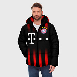 Куртка зимняя мужская FC Bayern Munchen, цвет: 3D-красный — фото 2