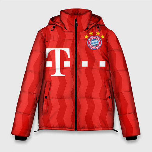 Мужская зимняя куртка FC Bayern Munchen униформа / 3D-Красный – фото 1