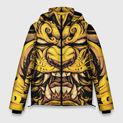 Куртка зимняя мужская Тигровая маска Ханья, цвет: 3D-черный