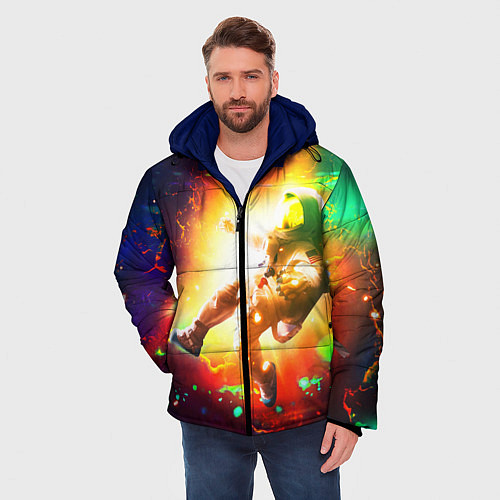 Мужская зимняя куртка Космонавт D / 3D-Черный – фото 3