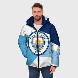 Куртка зимняя мужская MANCHESTER CITY EXLUSIVE, цвет: 3D-светло-серый — фото 2