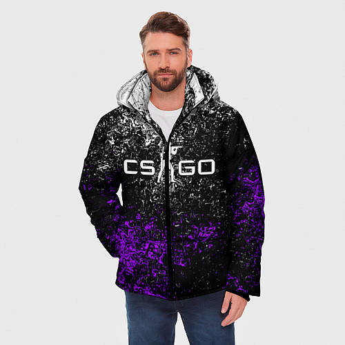 Мужская зимняя куртка CS GO / 3D-Черный – фото 3