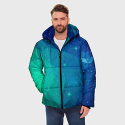 Куртка зимняя мужская Космос, цвет: 3D-светло-серый — фото 2