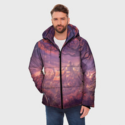 Куртка зимняя мужская Fantasy Forest, цвет: 3D-черный — фото 2