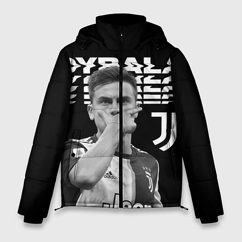 Мужская зимняя куртка Paulo Dybala / 3D-Красный – фото 1