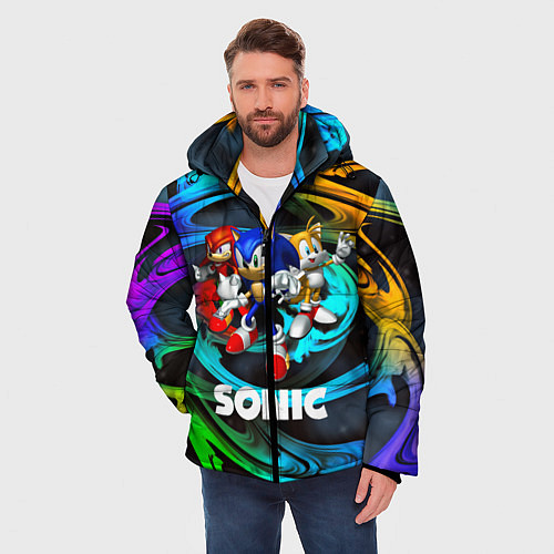 Мужская зимняя куртка SONIC TRIO / 3D-Черный – фото 3