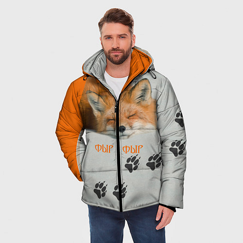 Мужская зимняя куртка Фыр-Фыр / 3D-Черный – фото 3