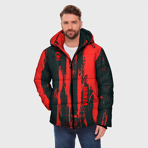 Мужская зимняя куртка Venum Венум / 3D-Черный – фото 3
